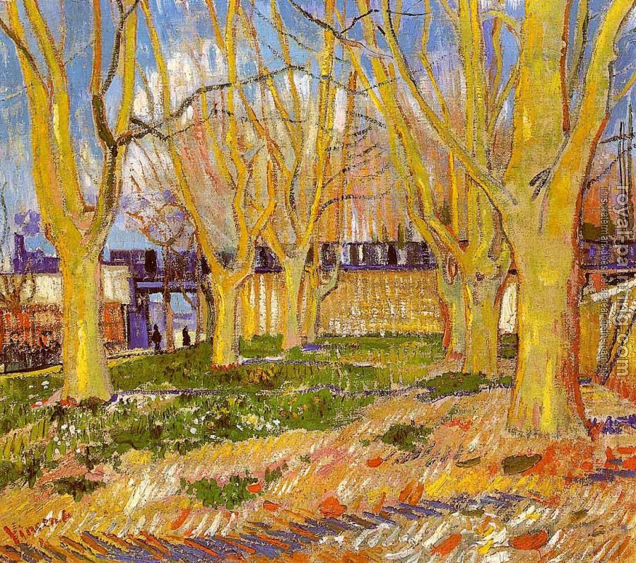 Vincent Van Gogh : Avenue of Plane Trees near Arles Station